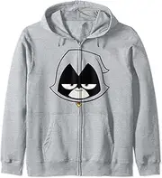 [DC Comics] Teen Titans Go! Raven Big Face Zip Hoodie