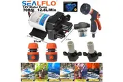 12V SEALFLO Water Pump High Pressure Self-priming rv Camping Boat 70PSI 11.3L/M