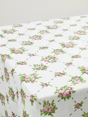 [Emilia Wickstead] Emilia Wickstead - Floral-print Linen Tablecloth - Pink - One size One size Pink