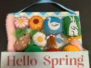 Cat Gift Set From Boots & barkley “hello Spring” Set Of 10 Toys ( 6 Have Catnip)
