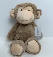 HTF NWT Carters 2015 Brown Tan Plush Monkey Baby Toy Stuffed Animal 66987