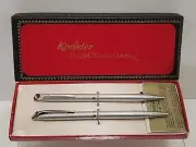 Vintage Kreisler Pepsi Viceroy Chrome Pen/ Pencil Mens Set USA NOS