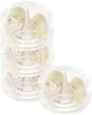 DOITOOL Silicone Earring Backs for Studs 4pcs Comfort Earring Backs Drop Secure for Sensitive Skin