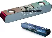 Bluetooth Speakers Desktop PC Soundbar, HiFi Stereo USB Wired AUX in Gaming Spea