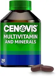Cenovis Multivitamin And Minerals - Supports Energy Levels And Healthy Immune System Function, Multi Vitamin 200 Tablets