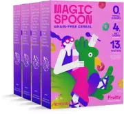 Magic Spoon Cereal - Fruity 4-Pack of Cereal - Keto, Gluten Free, Sugar Free, I