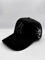 BIGG Boss Black Crystal Contti Hat New York NY Yankees Kevin Hats Snapback Cap