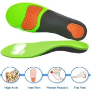 Women Men Orthopedic Shoe Insoles Plantar Fasciitis Arch Support Inserts Pads