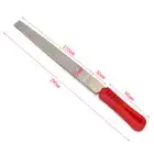 8" Diamond Coated Flat File For Filing Stone Repair Woodworking Metal Rasp Tools