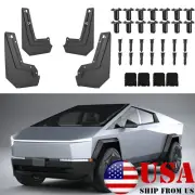 4X Hidden Splash Guard Mudguard For Tesla Cybertruck Mud Flap Mud Guards Fenders