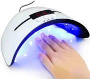 LED UV Nail Lamps for Gel Nail Polish Nail Dryer Curing Lamp with 3 Timers Auto