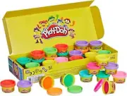 Play-Doh Bulk 42-Pack Of 1-Ounce Cans, Christmas Stocking Stuffers For Girls And
