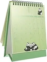 COHEALI Panda Calendars Office Desk Calendar Memo Pad Decorative Desk Calendar for Home