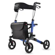 EQUIPMED Foldable Aluminium Walking Frame Rollator