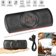 Wireless Bluetooth Car Speaker Phone MP3 Kit Sun Visor Hands-free Clip Drive AU