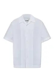 Jil Sander Buttoned Short-Sleeved Shirt SHIRTS CM42,SHIRTS CM43,SHIRTS CM40,SHIRTS CM41,SHIRTS CM39,SHIRTS CM44,SHIRTS CM45 white