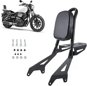 Detachable Motorcycle Sissy Bar for Yamaha, Motorcycle Passenger Backrest with Luggage Rack Compatible with 2014-2022 Yamaha Star Bolt XVS 950 XV950 R Spec