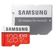 128GB microSDXC Card Micro SD Samsung Samsung EVO Plus Class10 UHS-I U3 R:100MB/