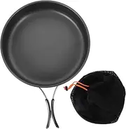 BESPORTBLE Egg Pan Mesh Bag Portable Camping Frying Pan Outdoor Cooking Accessory Easy to Clean Durable