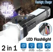 Rechargeable Portable Super Bright LED Torch Handheld Flashlight Spotlight Lamp