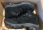 J036561W Merrell Men's Moab 3 Mid Hiking Boot, Black Night, 7.5