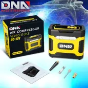 DC-12V 150PSI Digital Tire Inflator LED Portable Car Air Pump Compressor Yellow