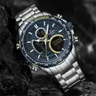 New - NAVIFORCE 9182 Men's Waterproof/Quartz/Sports Electronic/Steel Band Watch