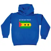 Sao Tome And Principe Country Flag Nationality - Kids Children Hoodie
