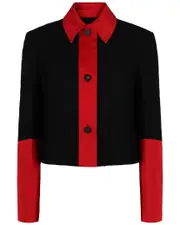 Ferragamo Wool-Blend Woven Top