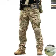 Mens Military Pants Cargo Army Tactical G4 Waterproof Combat Camo Casual