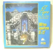SUNSOUT EC47202 EL TIGRE 1000 PIECE JIGSAW PUZZLE 20" X 27" JOHN ROSS MACKIMMIE