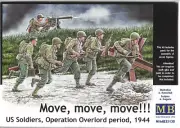 Master Box Move, Move! US Soldiers Operation Overlord 1944 Figures 1/35 130 A5