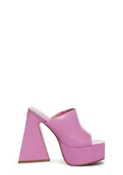 [Lemon Drop by Privileged] Caudillo Platform Heels - Pink