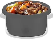 Small Slow Cooker Liners, Silicone Pot Liner, 6-7QT Leakproof Slow Cooker Divider Slow Cooker Food-Grade Cooking Bags for Camping