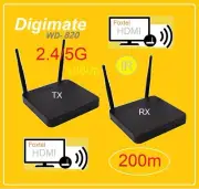 Digimate*WD-820 HDMI 1080p Wireless AV Sender w/ IR range For Foxtel IQ3 4, 200m
