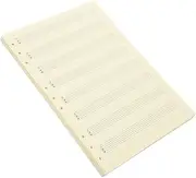 Parliky Loose Leaf Staff Paper 100 Sheets B5 Size Planner Refills for Smooth Writing