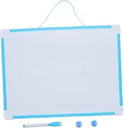 Abaodam 1 Set Hanging Message Board Practical Decor White Board for Wall Dry Erase Mini Whiteboard White Boards Practical Note Board Magnetic Whiteboard Magnetic White Board Easel PVC Blue