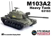 Dragon 1/72 U.S. M103A2 Heavy Tank Military Finished Model Ornament 63163
