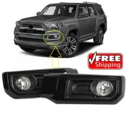 For 14 21 Toyota 4Runner Limited Fog Lamp Light And Gloss Black Bezel With Bulbs (for: Toyota)