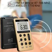 V112 Pocket AM FM Radio Rechargeable Stereo Earphone Walkman for Sport Retekess