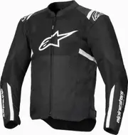 Alpinestars T-Sps Air V2 Motorcycle Textile Jacket, black-white, Size L for Men Black White