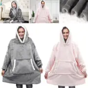 Oversized Hoodie Blanket Wearable Sweatshirt Blanket Sweatshirt with