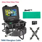 10 Inch IPS Pipe Sewer Drain Inspection Camera 5X Image 7mm Counter Keyboard