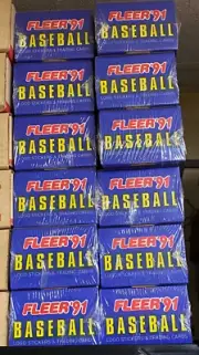 1991 Fleer Baseball Factory Sealed Sets - (12 sets)