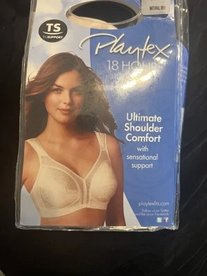 Playtex Women's Bra 18-Hour 38DD Wireless Ivory