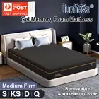 Gel Memory Foam Mattress Queen Double King Single Cloud Feeling Bed NO Spring