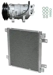 BRAND NEW RYC AC Compressor Kit W/Condenser FH400 Fits Isuzu NQR 4.8L Turbo 2003 (for: Isuzu)