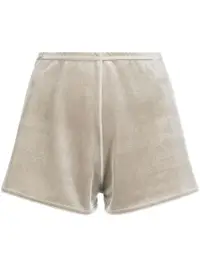 在飛比找Farfetch優惠-short velvet shorts