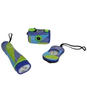 BK1-02702 Discovery Kids 3-Piece Adventure Kit with Compass, Flashlight, and Cam