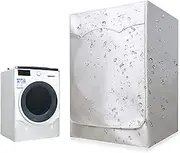 Sunscreen Dustproof Washer/Dryer Cover with Zipper - Front Load Washer Protection, Waterproof UV Resistant, 85 * 60 * 55 cm